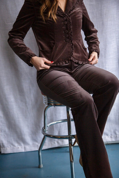 Doncaster Brown Jacket and Pant Set