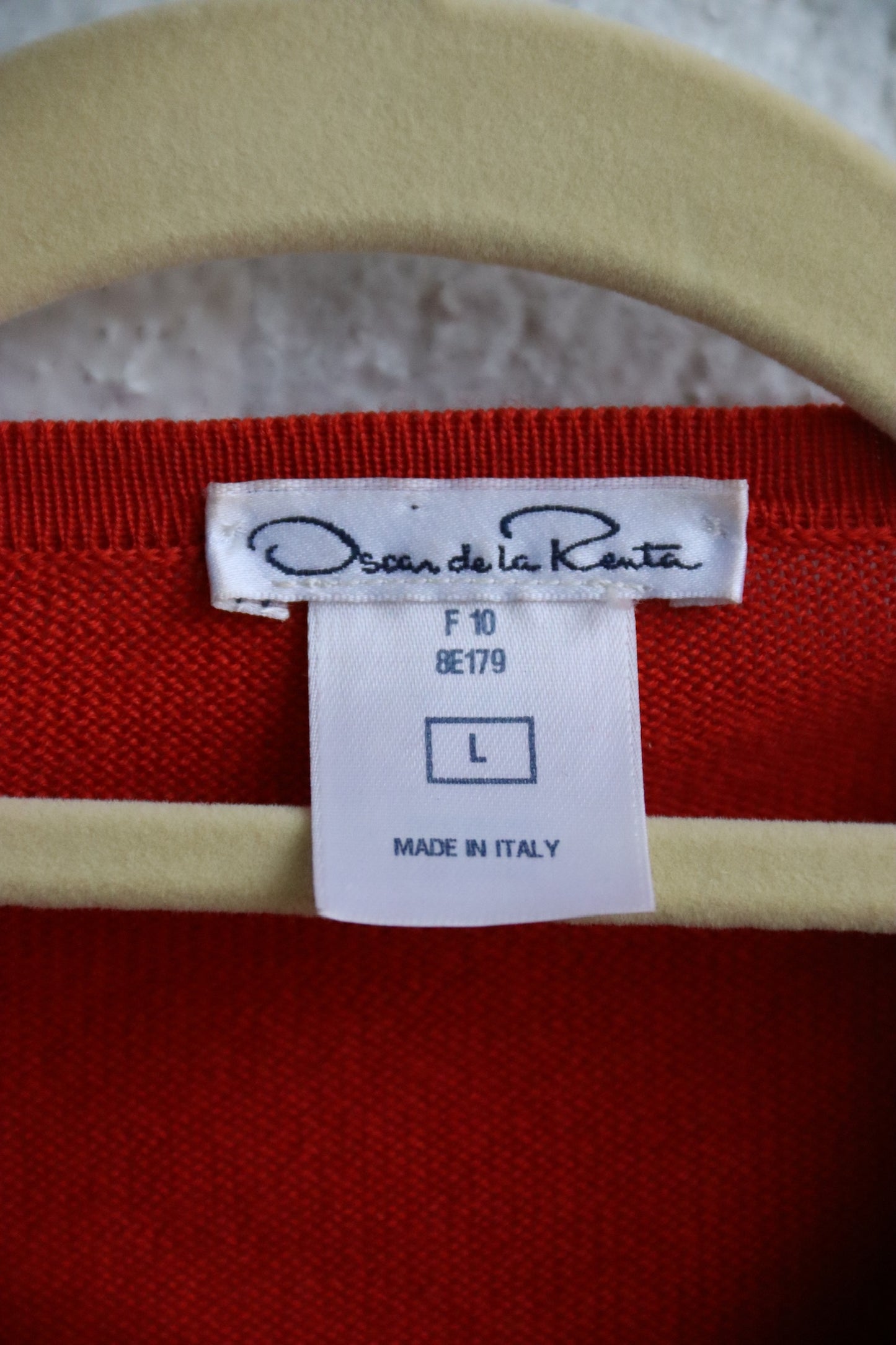Vintage Oscar De La Renta Embroidered Sweater - as is