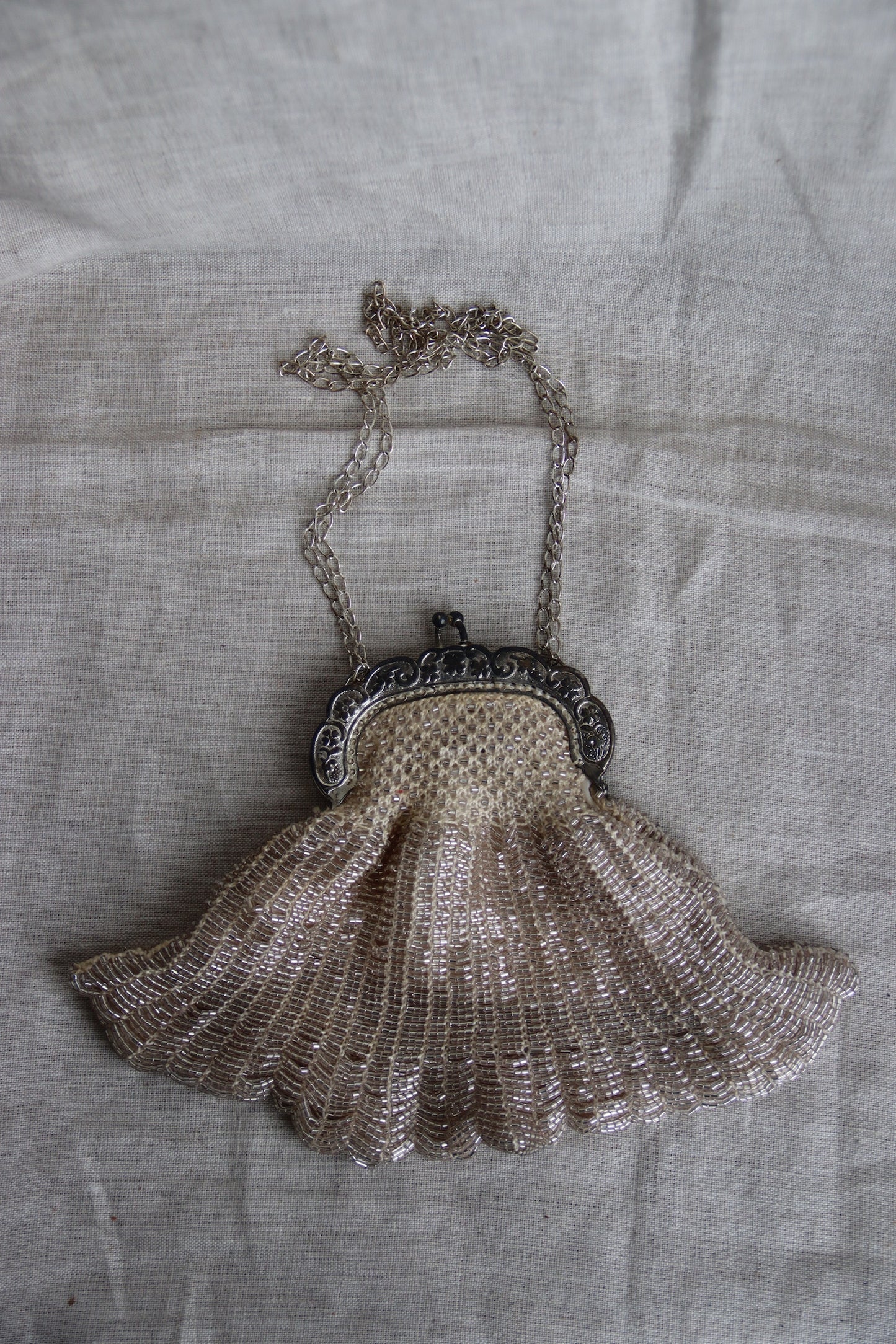 Vintage Beaded Coin Purse - as is