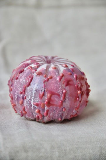 Sea Urchin Art Glass Paperweight
