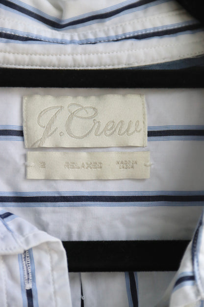 J. Crew Striped Button Down Top