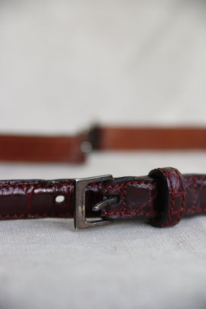 Ralph Lauren Alligator Leather Belt