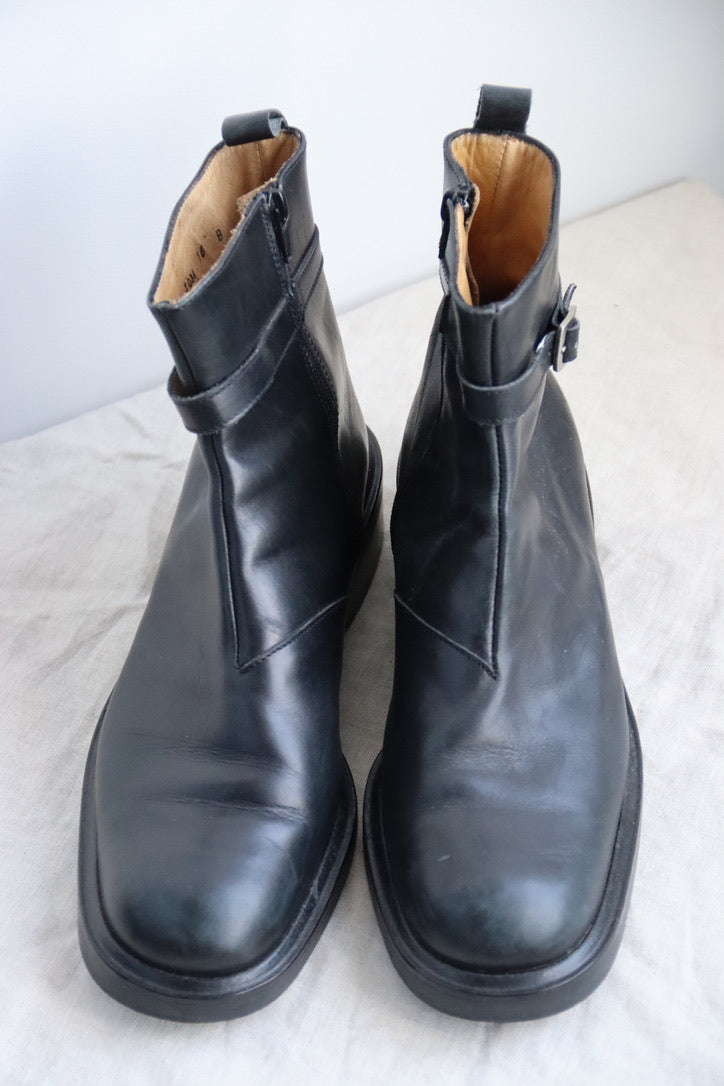 Coach Black Leather Boots - 10