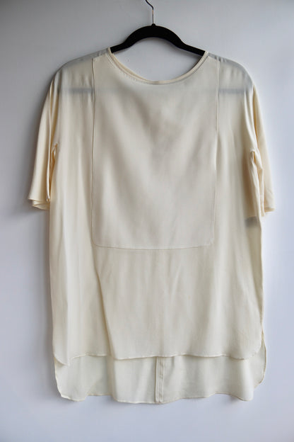 Longchamp White Silk Top