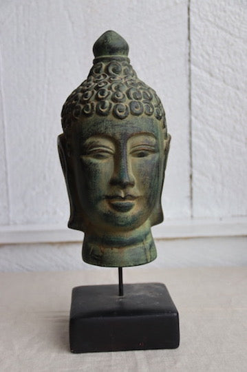 Ceramic Buddha Bust Sculpture