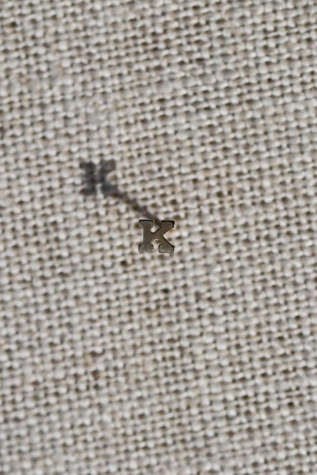 Zoe Chicco 14k Itty Bitty Initial Letter Studs