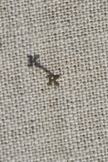 Zoe Chicco 14k Itty Bitty Initial Letter Studs