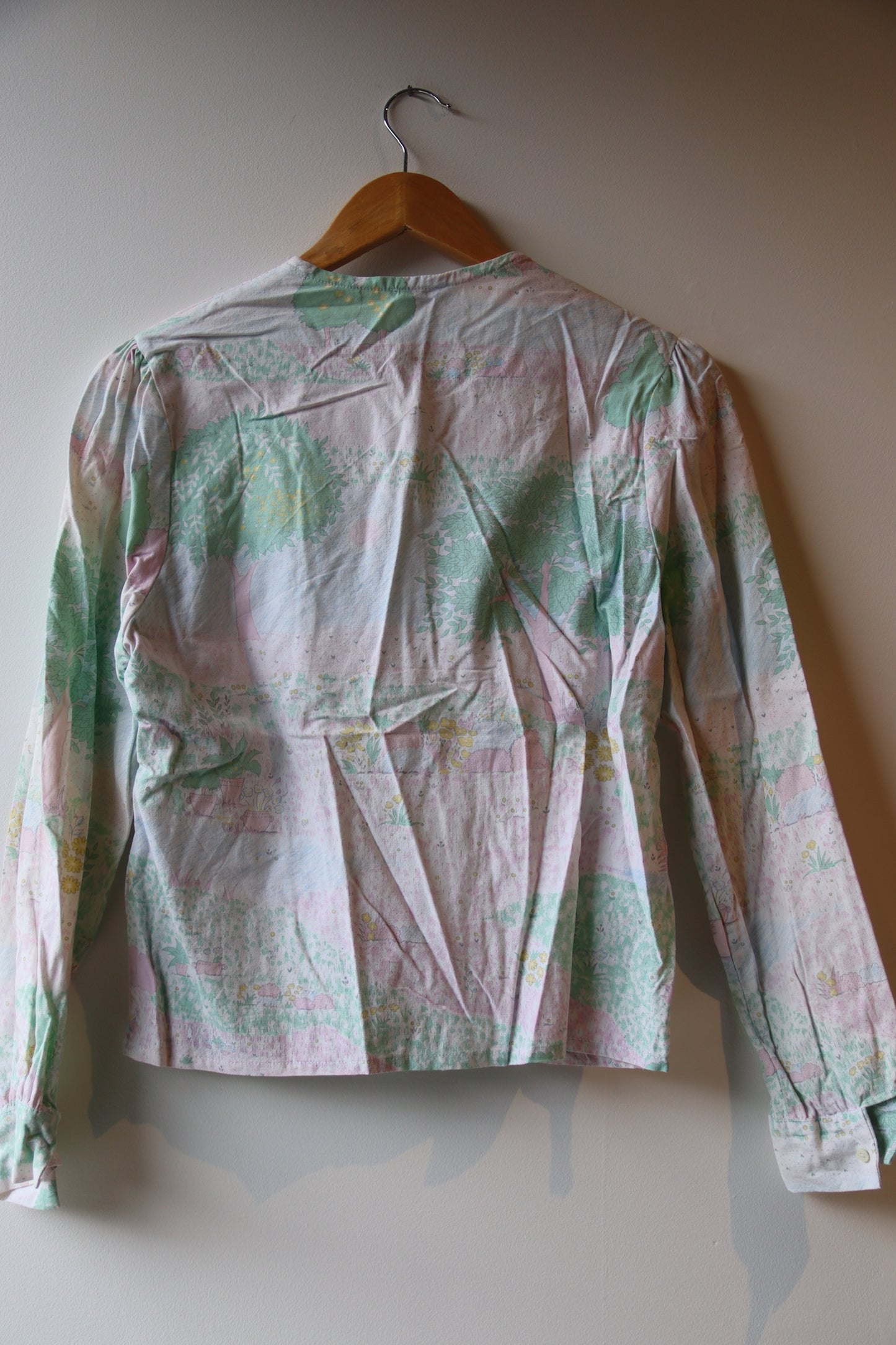 Vintage Hotel Print Top