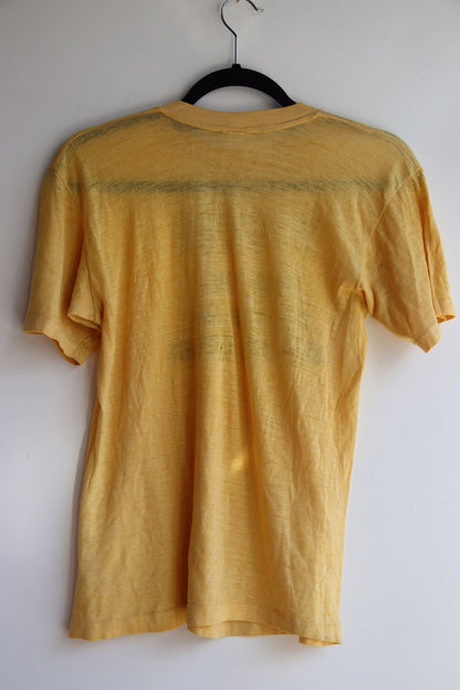 “Wyoming - Where men are men and sheep are nervous” Vintage 70s/80s t - shirt