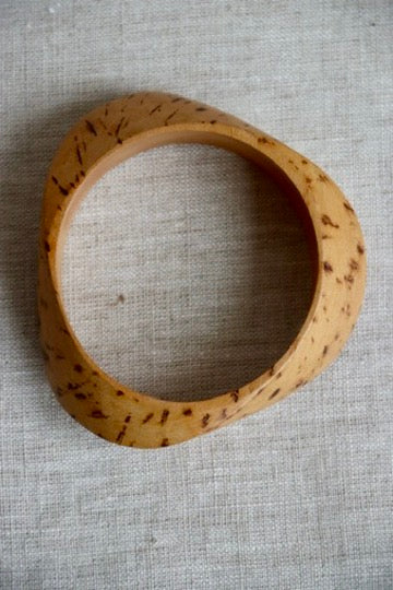 Wooden Bangle Bracelet