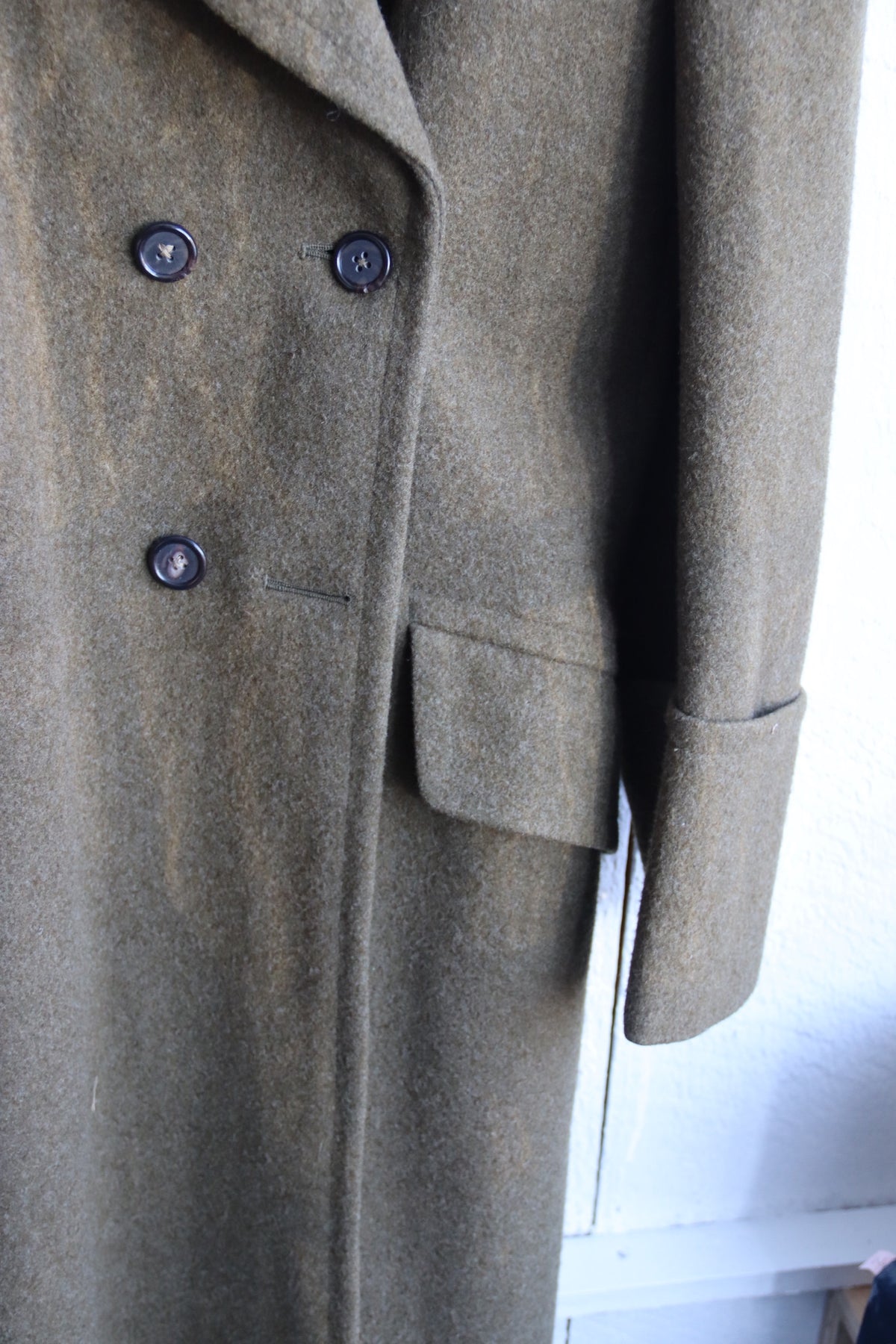 Vintage Army Overcoat