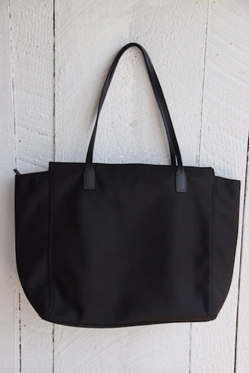 Kate Spade Leather Trimmed Nylon Tote Bag