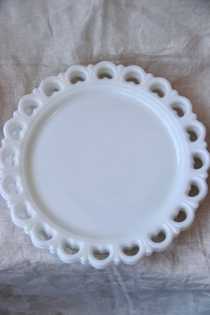 Set of 2 Vintage Anchor Hocking Glass Platters