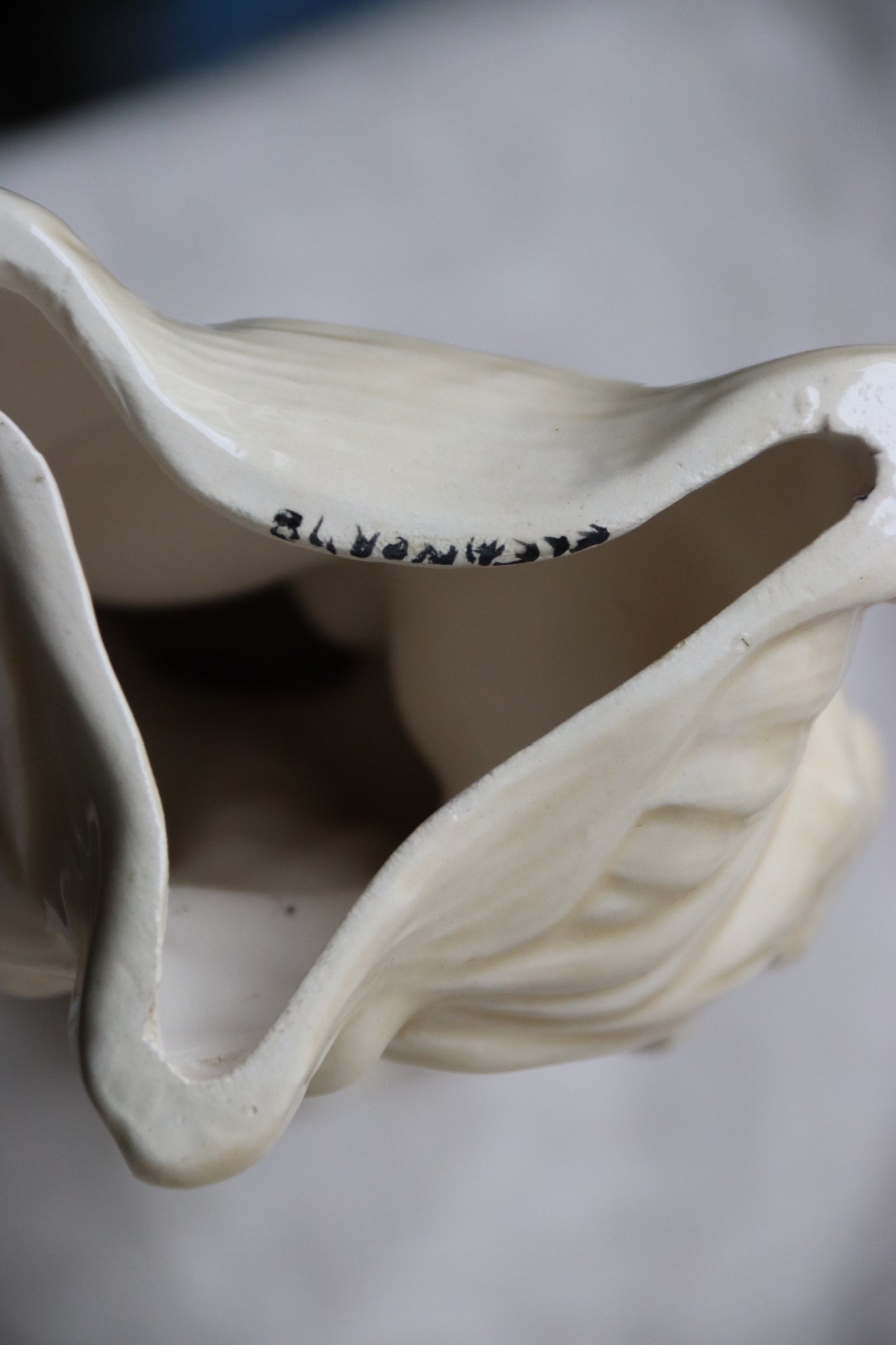 Vintage Ceramic Angel Candlestick