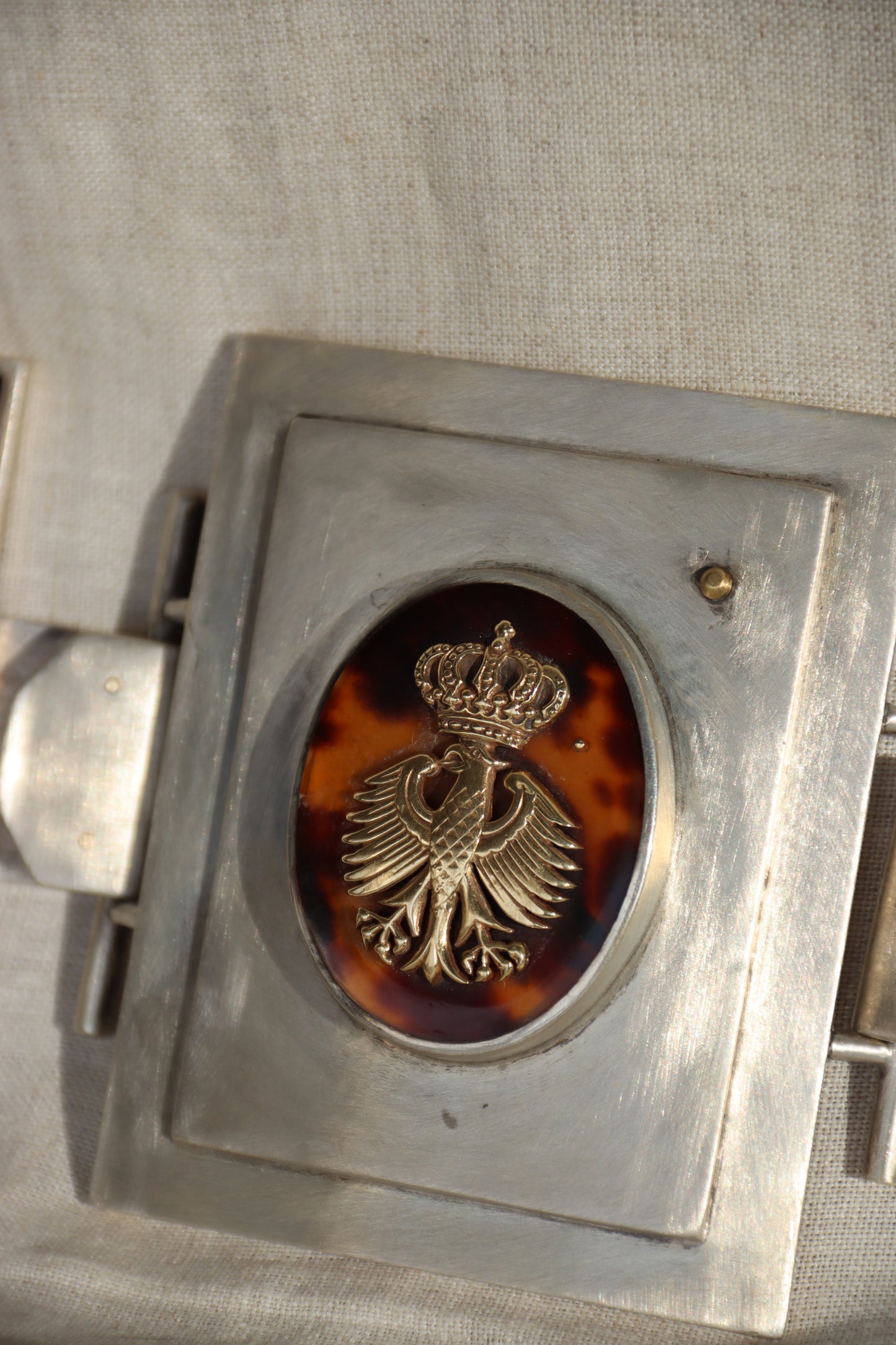 Laurence De Vries Large Sterling Silver Belt Buckle