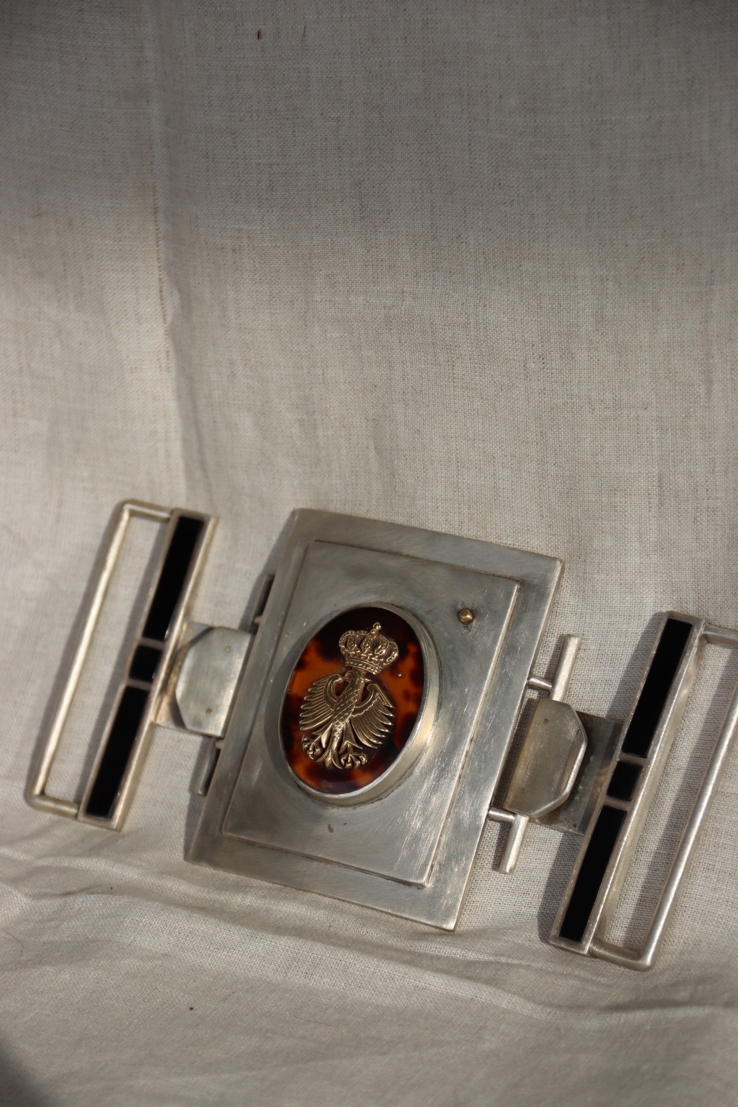 Laurence De Vries Large Sterling Silver Belt Buckle