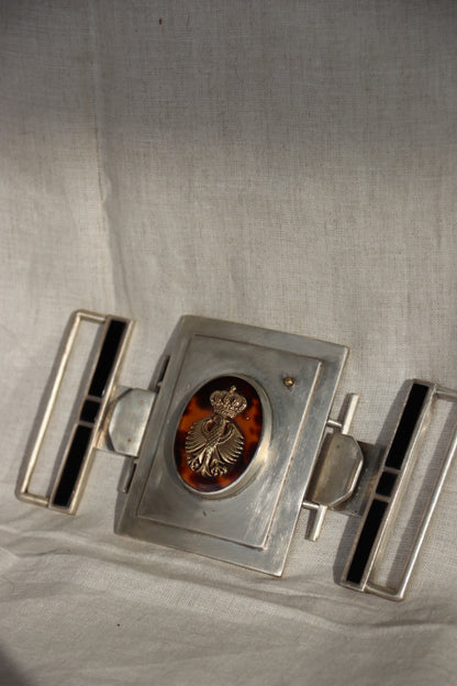 Laurence De Vries Large Sterling Silver Belt Buckle