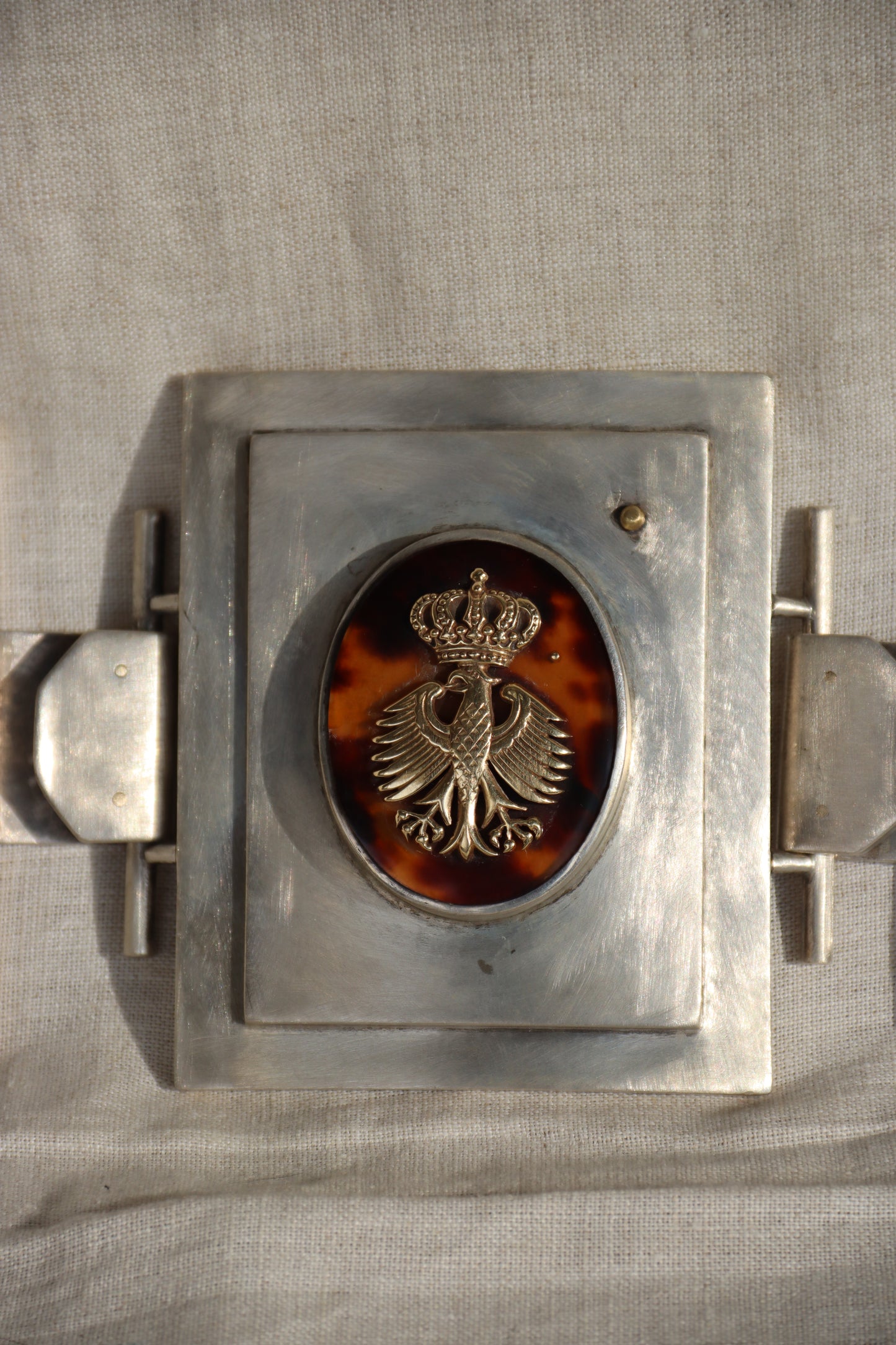 Laurence De Vries Large Sterling Silver Belt Buckle