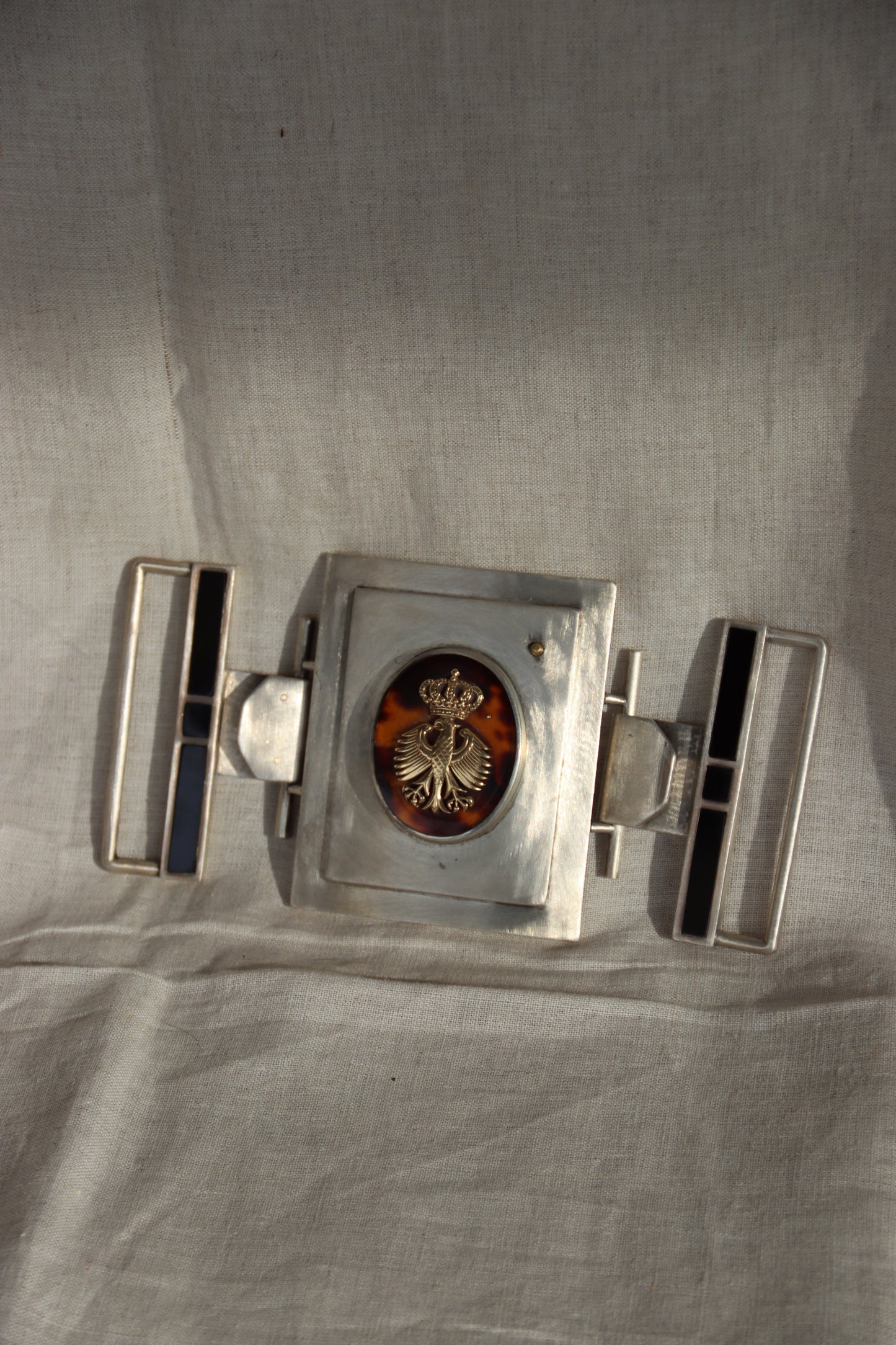 Laurence De Vries Large Sterling Silver Belt Buckle