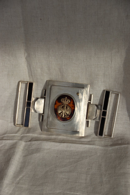 Laurence De Vries Large Sterling Silver Belt Buckle