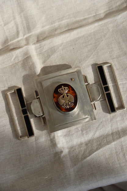 Laurence De Vries Large Sterling Silver Belt Buckle