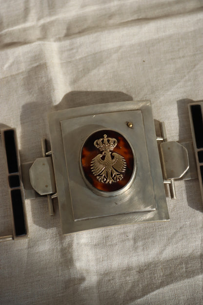 Laurence De Vries Large Sterling Silver Belt Buckle