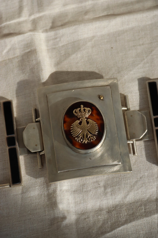 Laurence De Vries Large Sterling Silver Belt Buckle