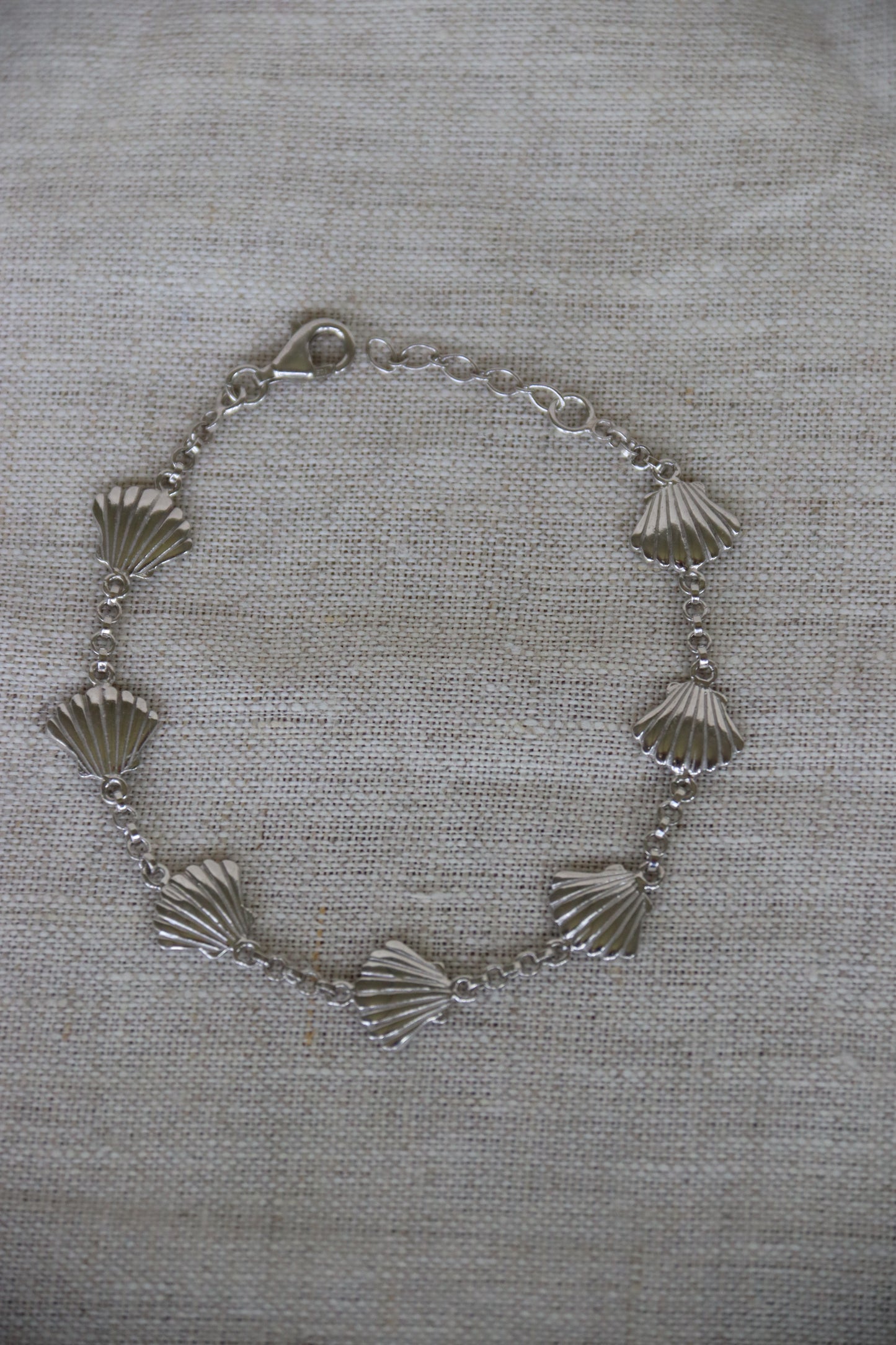 Sterling Silver Shell Bracelet