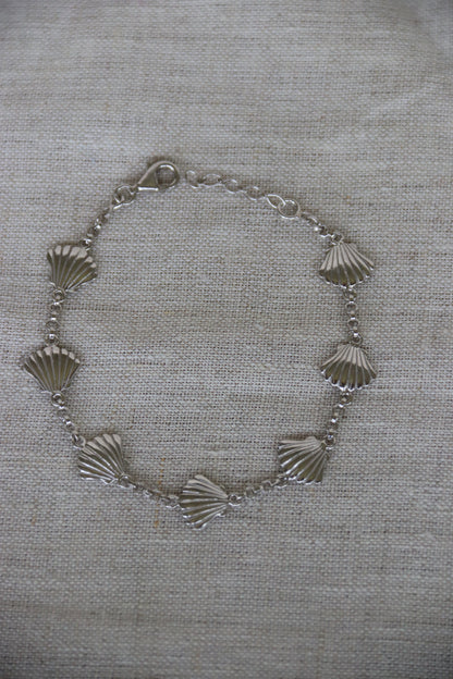 Sterling Silver Shell Bracelet