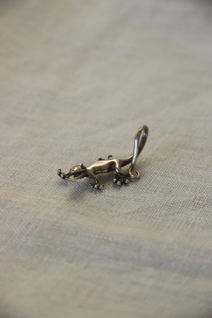 Sterling Silver Lizard Pendant