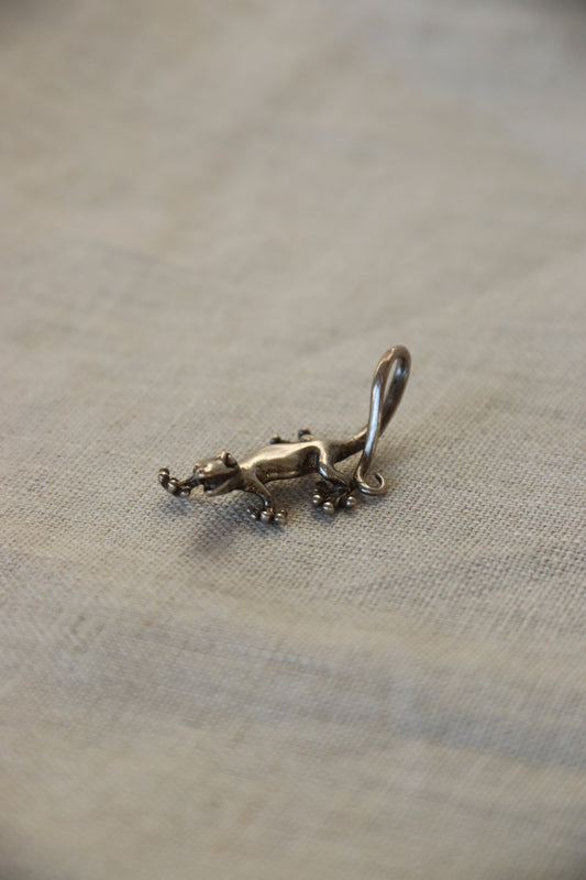 Sterling Silver Lizard Pendant