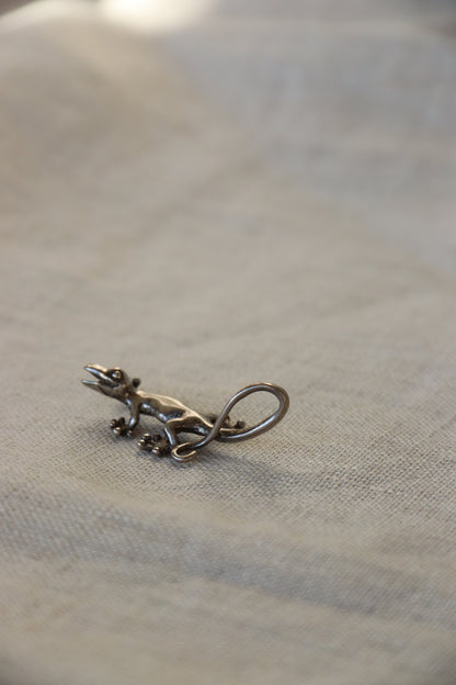 Sterling Silver Lizard Pendant