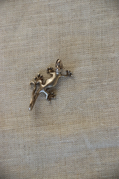 Sterling Silver Lizard Pendant