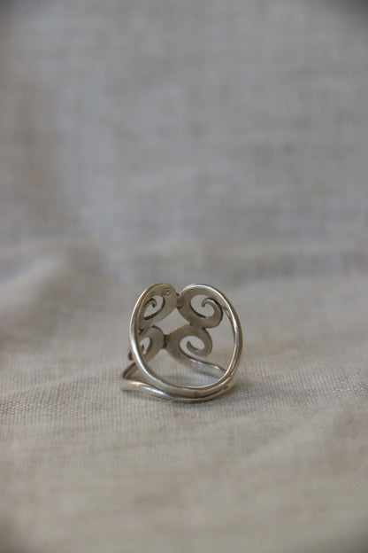 Sterling Silver Swirl Ring