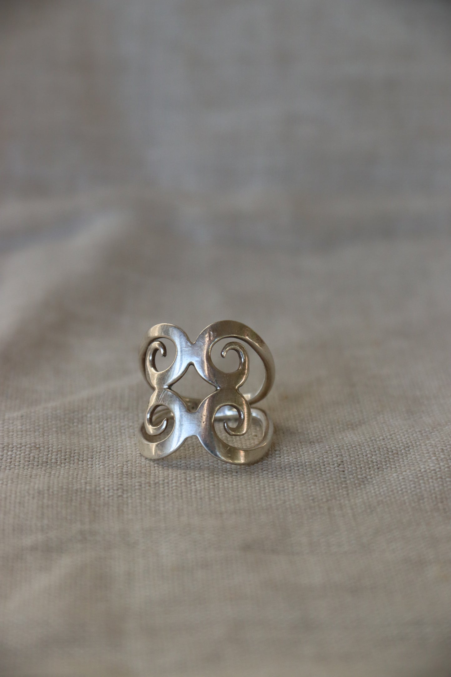 Sterling Silver Swirl Ring