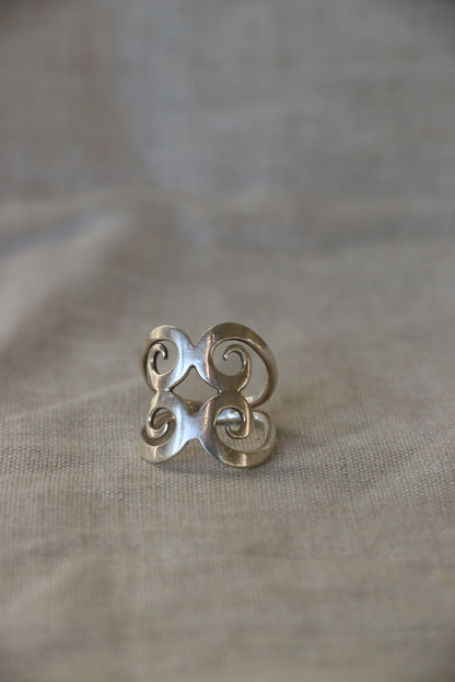 Sterling Silver Swirl Ring