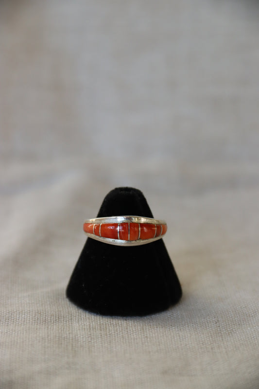 Sterling Silver Spiny Oyster Ring