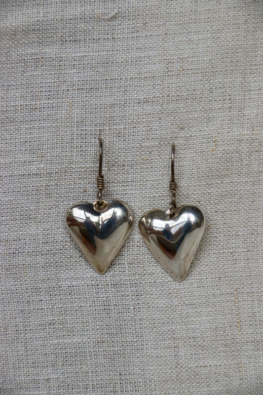 Sterling Silver Heart Earrings