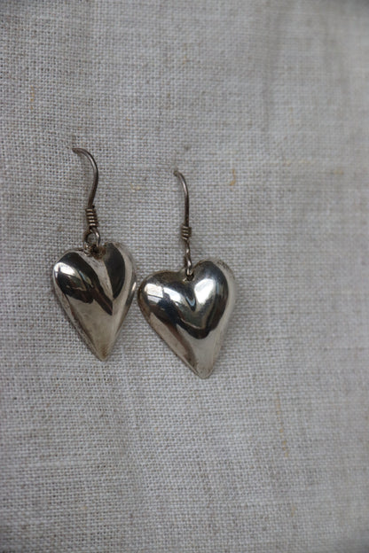 Sterling Silver Heart Earrings