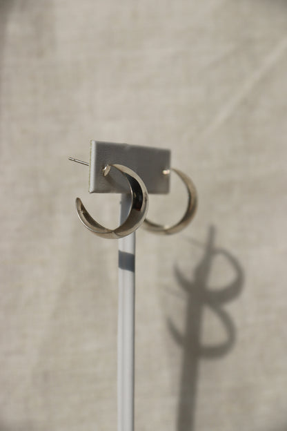 Sterling Silver Cuff Earrings
