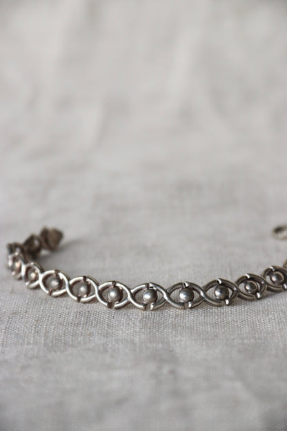 Sterling Silver Round Link Bracelet