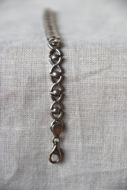Sterling Silver Round Link Bracelet