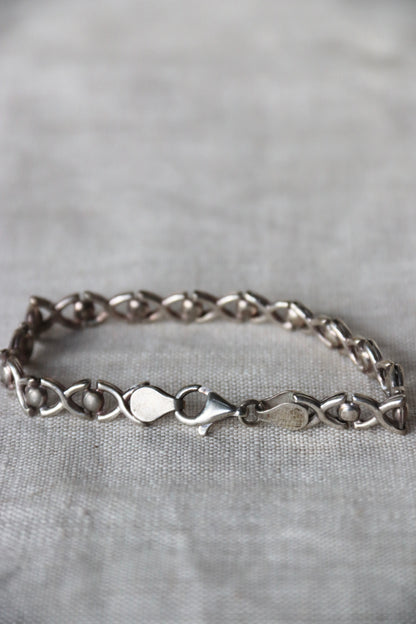 Sterling Silver Round Link Bracelet