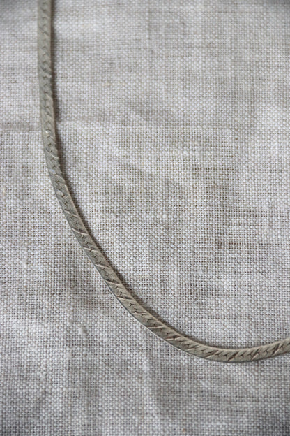 Sterling Silver Omega Necklace
