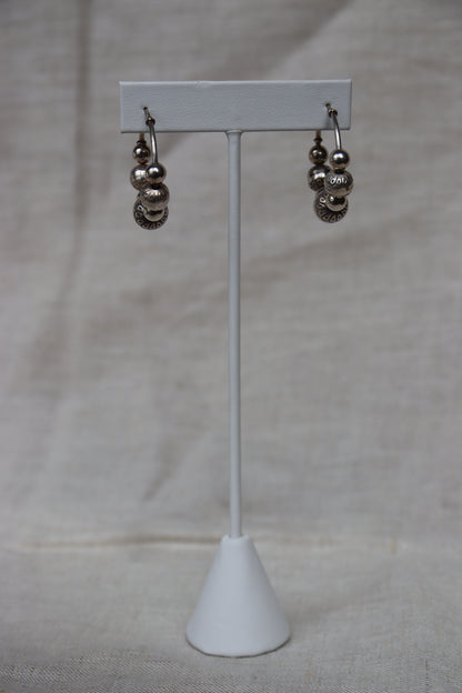 Sterling Silver Multi Bead Earrings