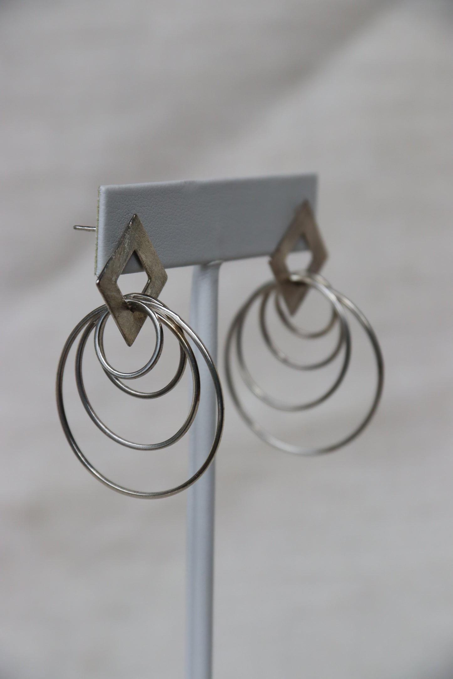 Sterling Silver Geometric Earrings