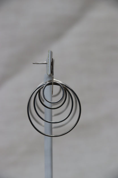 Sterling Silver Geometric Earrings