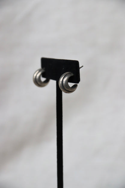 Sterling Silver Cuff Earrings