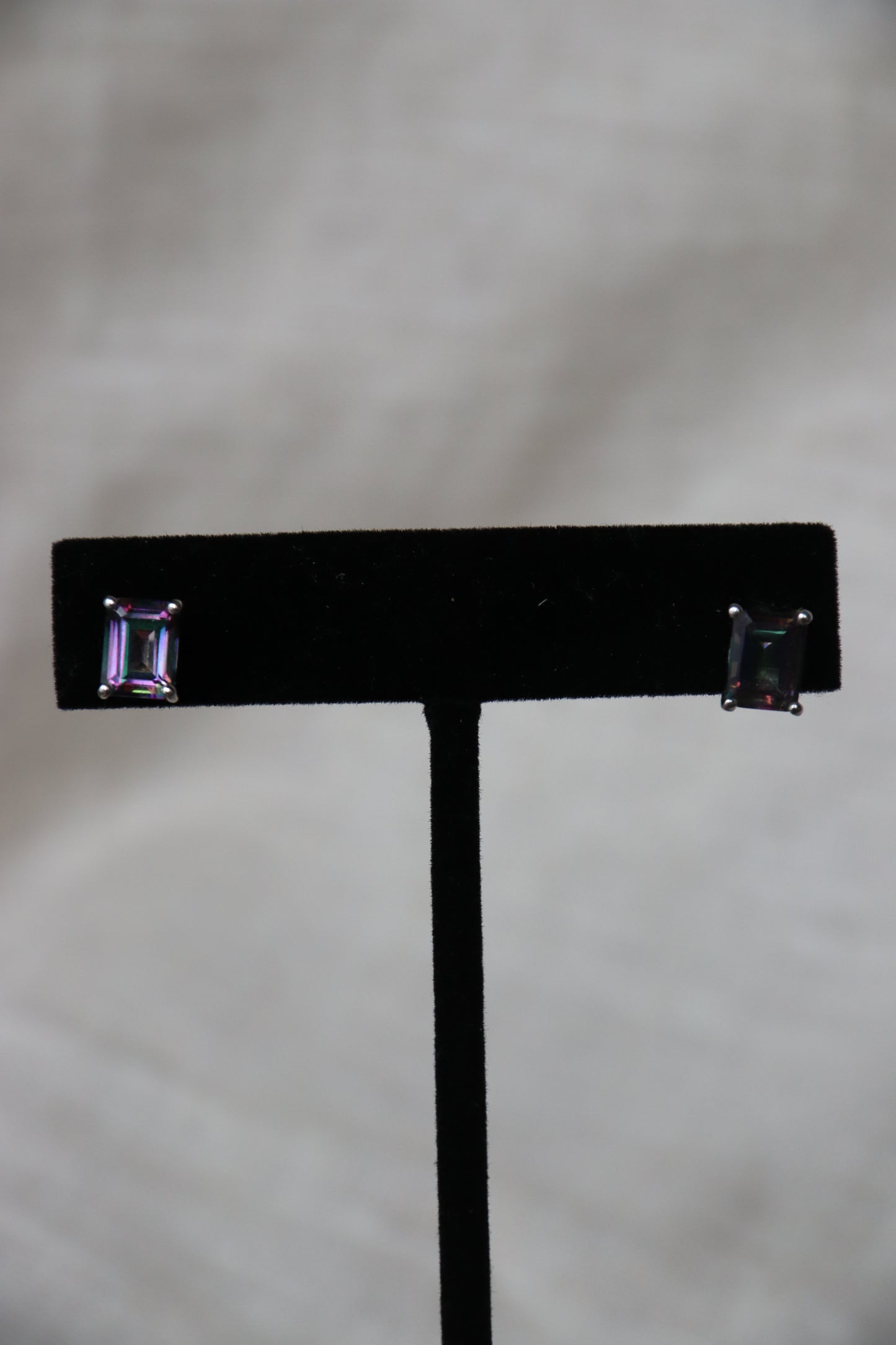 Sterling Silver Mystic Topaz Post Earrings