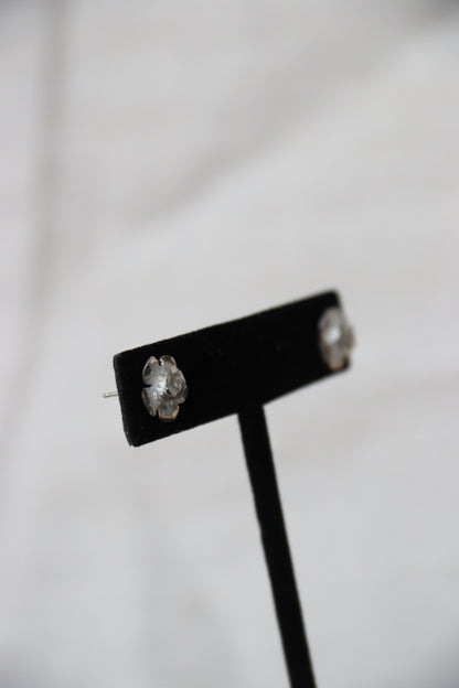 Sterling Silver Flower Post Earrings
